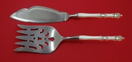Carpenter Hall by Towle Sterling Silver Fish Serving Set 2 Piece Custom HHWS - $150.58