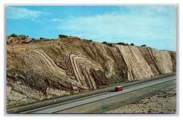 San Andreas Fault Along Highway Antelope Valley CA UNP Chrome Postcard S7 - $4.90