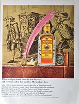 Gordons distilled london dry gin 1965 Vintage Print Ad - $8.77