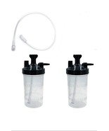 2 Ct. Bubble Humidifier Bottles 350 mL With 15" connector Adapter Tubing #7600 - $18.56