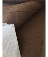 ALICIA ADAMS ALPACA-WOOL-SYNTHIC CAMEL THROW BLANKET  54"x64" 3" FRINGE BNWT - $156.08