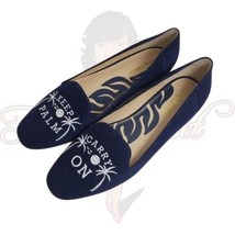 Tommy Bahama Women&#39;s Blue Keep Palm Carry On Slip-On Vacation Casual Fla... - £51.95 GBP