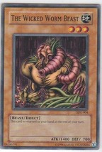 M) Yugioh - Konami - Yu-Gi-Uh! - The Wicked Worm Beast - SDK-004 - Trading Card - £1.57 GBP