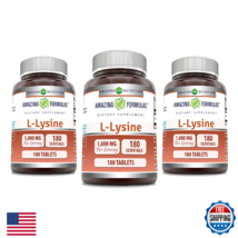 Amazing Formulas L-Lysine 1000mg Amino Acid Tablets Supplement Non-GMO G... - $54.71