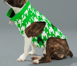 NEW Christian Siriano Dog Trench Coat Sz M Houndstoothless Collection x Greenies - £35.93 GBP