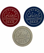 Drink Chief Oshkosh Beer Wisconsin WI Souvenir Wooden Nickel Poker Chip ... - $539.57 MXN