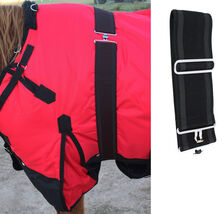 Horse Blanket Sheet Cooler Adjustable Elastic Surcingle Replacement Strap - $14.84+