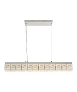 Home Decorators Collection Keighley 36 in. Integrated LED Chrome Island ... - $307.04 CAD