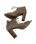 Frye Women&#39;s Gabby Perforated Ghillie Block Heel Leather Sandals Size 11 - $101.55 CAD