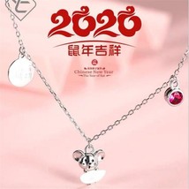 New Exquisite Original Design Little Mouse 925 Sterling Silver Jewelry Zodiac An - £9.75 GBP