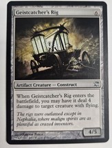 MTG Magic The Gathering Card Geistcatcher&#39;s Rig Artifact Creature Constr... - $4.80