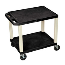 LUXOR WT26 26&quot;H AV Cart - Two Shelves - Black Legs, - $4,791.10 MXN