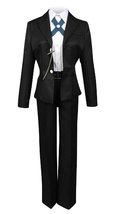 ZYHCOS Mens Black School Uniform Suit Outfit Cosplay Costume (Male-Medium) - £54.99 GBP