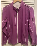 Peter Millar Women’s Jacket S Purple Element 4 Wind Full Zip Pockets - $19.99