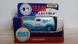 VINTAGE 1993 LIMITED EDITION MATCHBOX MARLINS BASEBALL TEAM DIECAST CAR VAN - $6.92