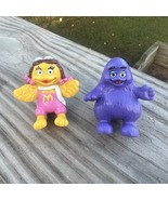 1990 McDonalds Grimace Birdie Happy Meal PVC Figure Toy Sitting Grimmace... - $16.60 CAD