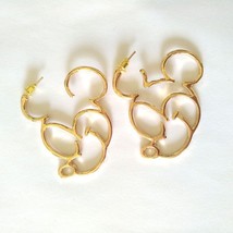 2021 New Cute Style Alloy Micky Minnie Stud Earrings Girls Fashion Jewelry Carto - £7.07 GBP