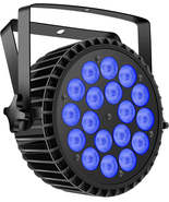 Aluminum Alloy LED Par 18x18W RGBWA+UV Lights 6in1 LED Lighting DMX512 D... - $52.43+