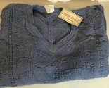 Vintage Bobbie Brooks Blue Sweater 22W Long Sleeve Sh3 - $8.90