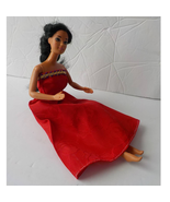 VTG 80s Barbie Doll Brown Hair n Eyes Twist Turn Handmade Dress Mattel I... - £14.53 GBP