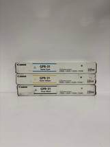 3 New Genuine Canon iR ADV C5030,C5035,C5235,C5240 GPR-31 CYK Toners (No... - $148.00