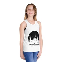 Kid&#39;s Black Nature Inspired Wanderlust Tank Top - £19.37 GBP