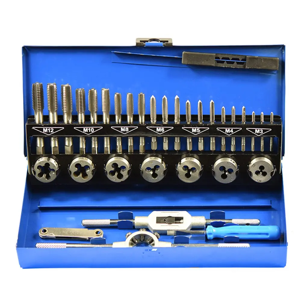 32PCS/SET Professional Tap Die Set Sheet  Hand Tools For Straight Accura... - $554.88