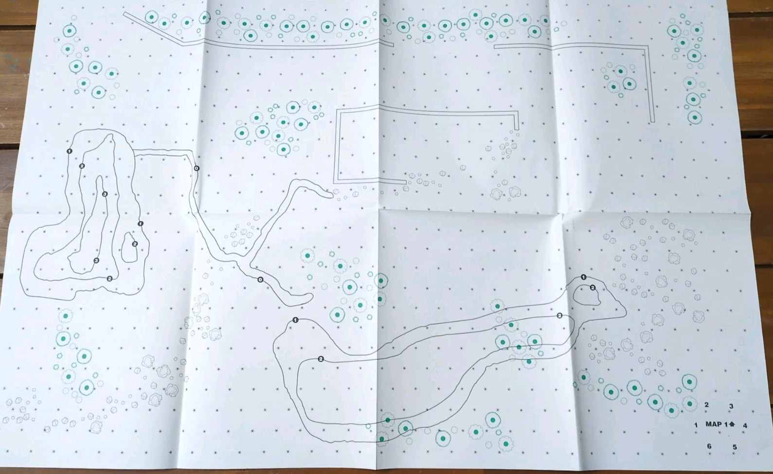 FASA Battletech Miniatures Map 1 34&quot; X 22&quot; - $29.69