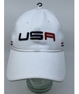 Ryder Cup 2023 Hat Cap USA New Era 9Twenty Hook &amp; Loop White Red Blue Golf - £19.75 GBP