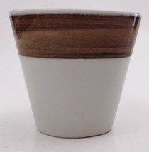 Table Lite Walker China Coffee Tea Cup Restaurant Ware Brown Stripe Vint... - £15.31 GBP