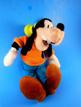 Disney Mickey Mouse Goofy 10&quot; Tall Beanbag  Plush doll Dog - £7.73 GBP