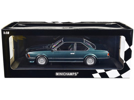 1982 BMW 635 CSi Petrol Blue Metallic 1/18 Diecast Car Minichamps - £155.22 GBP