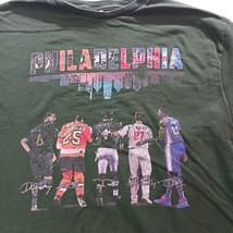 Delta Pro Weight Philadelphia Sports Men's Cotton Graphic Shirt Long Sleeve Sz L image 3