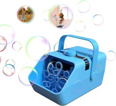 Bubble Machine Durable Automatic Bubble Blower Machine, Portable Bubble Maker - £19.92 GBP