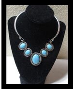 Southwest Paparazzi Turquoise Necklace Chocker - $14.84