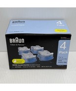 NEW Braun Clean and Renew Refill Cartridges, 4 Packs, Lemon-Fresh NIB Se... - $24.98