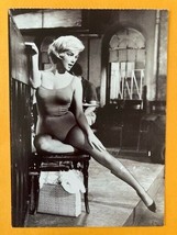 POSTCARD Marilyn Monroe 1960 Let&#39;s Make Love in leotard and fishnet tigh... - £4.32 GBP