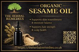 Organic Sesame Oil (Sesam Oil) –Til Oil / Gingelly Oil- Cold-Pressed - $4.41+