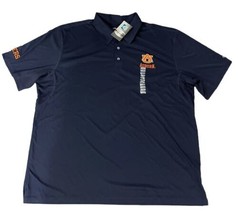 New Champion Blue Polo Shirt  University Auburn Tigers AU Football Men S... - £22.05 GBP