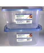 2ea 16 Cup/128 oz ea Sure Fresh Dry/Cold/Freezer Food Storage Containers... - $19.68