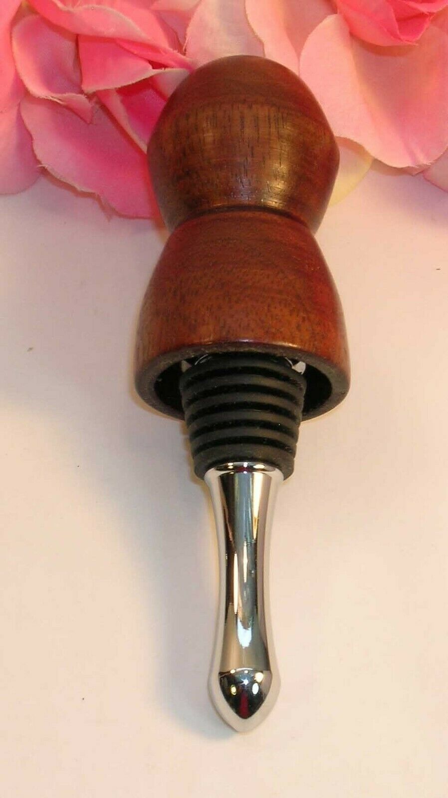 Primary image for New Hand Crafted / Turned Eastern Walnut Wood Wine Bottle Stopper Great Gift #2
