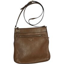Michael Kors Pebbled Leather Crossbody Bag Womens Brown Adjustable Strap... - $550.64 MXN
