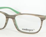 vonBogen VB771 C03 STRIPED BROWN /GREEN EYEGLASSES GLASSES von Bogen 53-... - $141.53