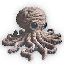 Big Mama Octopus - Plush toy, Shaped Pillow - $44.67+