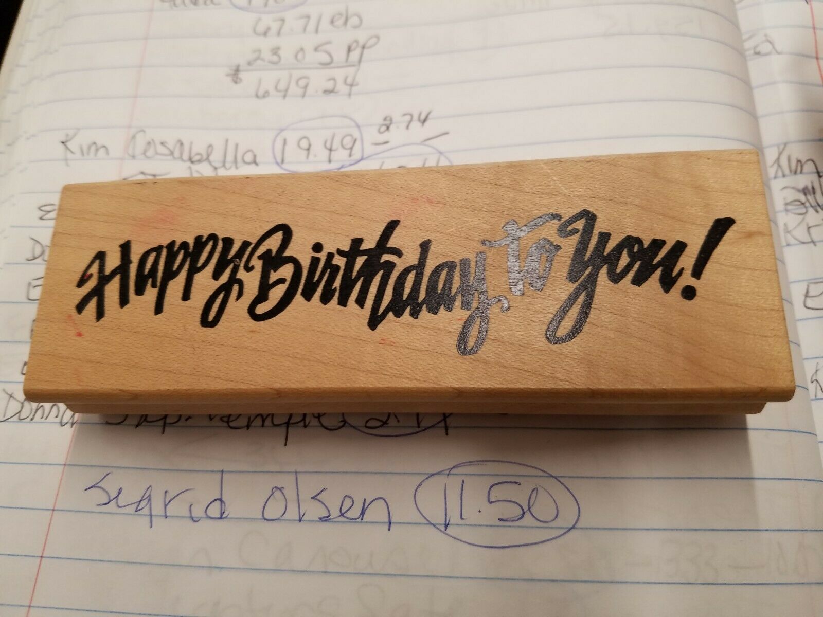 GREAT SELECTION OF WOOD & RUBBER SAYING STAMPS BUY MORE & SAVE! Item image 3