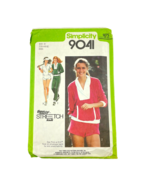 Simplicity Sewing Pattern 9041 Stretchy Track Suit Tennis Outfit Vintage... - £9.76 GBP