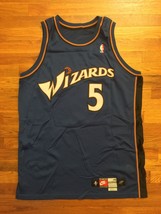 1998-99 Nike Washington Wizards Juwan Howard Road Pro Cut Game Jersey 48 + 4 in - £474.49 GBP