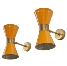 Italian Design Wall Scone Brass Modern Vanity Light Fixture Wall Lamp - £140.02 GBP