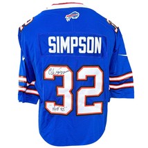 O.J Simpson Signed Buffalo Bills Jersey Inscribed &quot;HOF 85&quot; JSA COA Autograph - £318.96 GBP