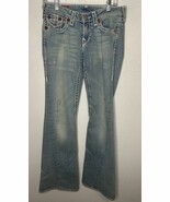 True Religion The Urban Rendezvous Women’s Distressed Bootcut Jeans Size 29 - $101.48 CAD